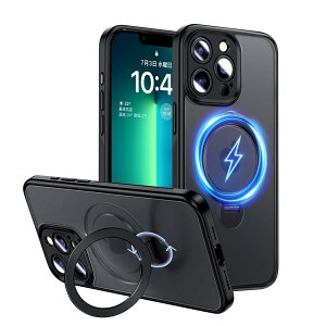 Magic John ��phone13 pro �P�[�X ������ ���� �X�^���h�t�� �B�����[ iphone 13pro �P�[�X ����~�� �ϏՌ� �J�����ی� TPU���t���[�� �Y���ɂ��� �z�R���t���ɂ��� �X�}�z�P�[�X iphone 13pro �u���b�N