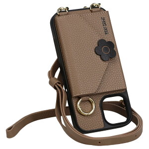 [}[Ng] iPhone15 14 13 P[X V_[ fB[X X}z g ACtH  J[h L[O ~[t POCKET SLING CASE g[v/ubN