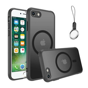 iPhone SE3/SE2/SE/8/7 P[X MagsafeΉ}OlbgO  gуP[XyXgbv1tz HILEGENER for ACtH SE 3/2 iPhone 8 X}zP[X  ΂ݖh~ MILKi ϏՌ ^ y