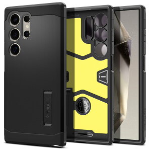 Spigen Galaxy S24 Ultra �P�[�X �ϏՌ� �X�^���h�t�� �ČRMIL�K�i�擾 �ϏՌ� SC-52E | SCG26 �O�w�\�� �X�}�z�X�^���h �J�����ی� ���h�~ �Ռ� �z�� Qi�[�d ���C�����X�[�d �^�t�E�A�[�}�[ ACS07300 (�u��