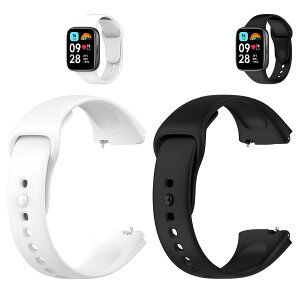 �y2�{�Z�b�g�z�����p�o���h Redmi Watch 3 Active �E�H�b�` �Ή� �����x���g �V���R���� �X�|�[�c�o���h �_�炩�� �ʋC �ϏՌ� �h�� �j�� ���� �����Y�����f�B�[�X �i�u���b�N+�z���C�g�j