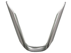 BRIGHTZ タントファンクロス LA650S LA660S ステンレスステアリングガーニッシュ サテンシルバー 【 INT−ETC−516 】 LA650 LA660 A650 A660 650 660 タント ファンクロス