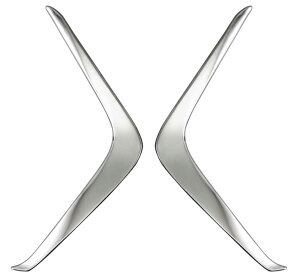 BRIGHTZ アルファード 30 35 前期 超鏡面ステンレスメッキフォグサイドパネル 2PC 【 FRO−ETC−MID−061 】 AGH30W AGH35W GGH30W GGH35W AGH30 AGH35 GGH30 GGH35 AGH GGH H30 H35