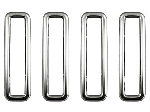 BRIGHTZ ハスラー MR52S MR92S 超鏡面ステンレスメッキエアコンリング 4PC 【 AC−COV−041−4PC 】 R92 R52 92S 52S 92 52 90 50