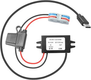 YABOANG DC/DC TYPE-C|[gRo[^8-32V5VAdcdc Ro[^[ 8V/12V/24V/32V5V3A 15W ԁALEDCgȂǂ̍ődgXAdcdc Ro[^[ ~