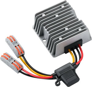 YABOANG 9-32V`12V DC-DCRo[^[A9V/12V/24V/32V`12V5A 60W MAX p[gX ԁALEDCgAgbNAvȂǁADC-DCRo[^[ ~^