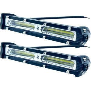 bubulu LED ワークライト フォグランプ 作業灯 12V/24V 兼用 小型 薄型 60W スポットランプ SUV トラック 4WD 補助灯 投光器 前照灯 2個セット