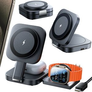 LISEN magsafe[d 3 in 1CX[d u[d iphone Airpods AbvEHb` [d sp15W/10W/7.5W/5W gя[d ̃foCXɓKpiPhone16 15Plus/14/13/12Pro/ProMax