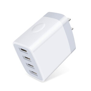 ACA_v^[ 4|[g}[d USB[d `[W[ PSEF őo24W/4.8A 4RZg X}z[d iPhone 16 15A_v^ usbA_v^[ [dA_v^ gя[d iPhone 16 1514 13 12 11 X 8V