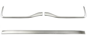 BRIGHTZ スペーシアカスタム MK54S MK94S 超鏡面ステンレスメッキリアバンパーリップモール 3PC 【 REA−ETC−BIG−049 】 MK54 MK94 MK 54 94