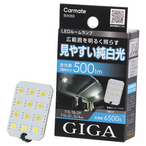 J[Cg GIGA ԗp LED[v T10/T8×29/T10×31/G14Ήy6500K / 500lmzL͈͏Ǝ˃v[g^ yPxLED12ځz   y1z BW265