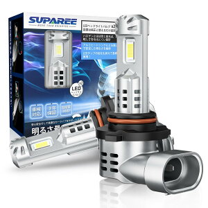 SUPAREE hb3 LED �w�b�h���C�g �n�C�r�[�� ���� �Ԍ��Ή� �n�C�p���[35W �t�@���t�� ���P�x �m�C�Y��R 12V��(�n�C�u���b�h�ԁEEV�ԑΉ�) �z���C�g 6500K IP68�h�� 2�Z�b�g