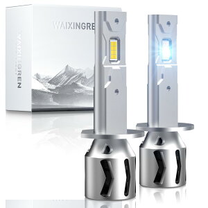 wbhCg led tHOv ԌΉ  LED`bv 33000LM 60W nCr[ [r[ LEDou t@X ɐ IP67hx 6500K nQTCY /oCNp (H1)