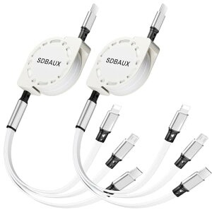 �[�d�P�[�u�� 3in1 ������莮 �}���`�[�d�P�[�u�� 1m �[�d�R�[�h USB C to 3 in 1 �����ϋv ���C�g�j���O�P�[�u�� �^�C�vC �}�C�N�� 3�䓯���[�d Phone iOS Android Type C Micro�e��Ή�[2�{�Z�b�g]