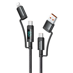 Mcdodo 4in1 [dP[u o̓XN[\ 60W PD}[d(USB-C to USB-C) iPhone [dP[u Type-C to CgjOP[u f[^] ^CvCP[u }`[dP[u MacBook iPad iPhone 1
