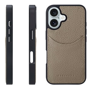 HANATORA iPhone16 �P�[�X �{�v �ϏՌ� �X�}�z�P�[�X �X�}�z �R�[�h�z���_�[ �t�� �V�������N�J�[�t���U�[ �M�t�g �}�O�l�b�g�Ȃ� �O���[�W�� CPG-16-Grege