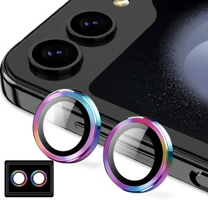 Kakuki for Galaxy Z Flip 6 �p �J�����t�B���� �M�����N�V�[Z Flip 6 SC-54E �p �J�����ی�t�B���� ���^ �����K���X �ϏՌ� �Ɨ��^ �I�o�I�[�o�[�h�~ �A���~���� �J�����J�o�[ (���F)