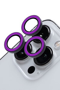 iFace Neo iPhone 13 Pro/13 Pro Max 専用 カメラレンズ カバー 強化ガラス (ネオパープル)【 アイフェイス iphone13pro iphone13ProMax カメラレンズプロテクター カメラフィルム 保護カバー キズ防止 汚れ防