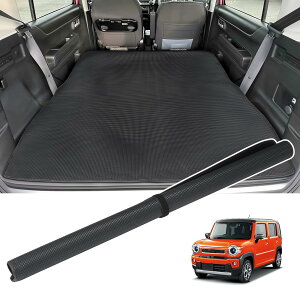 BUYFULL ハスラー ラゲッジマット MR52S MR92S ハスラー専用 荷台マット マジックテープストラップ 巻いて収納可 防水 耐摩擦 耐汚れ 収納便利 水洗い便利 速乾(2020 年 1 月 ~)