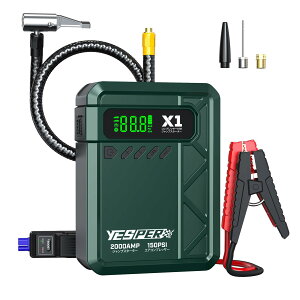 YESPER X1 WvX^[^[ GARvbT[ dC 2000As[Nd 12VԗpGWX^[^[(8LK\GW /6LfB[[ԑΉ) 150PSI C@\ GA[R