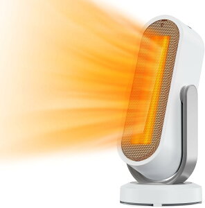 【2024新版】セラミックヒーター【大風量 2秒速暖】 DCモーター節電 電気ファンヒーター 上下左右首振り 立体送風 3段階温風切替 静音 OFFタイマー 15段階温度設定リモコン遠隔操作 LED液晶画