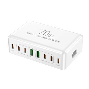 70W USBRZm [d type-c }[d USB[d 8|myPD 3.0 / VO|mő20W / 8|m[d / 1.2MP[utzyPSEF؍ρzACA_v^ Android/iPhone/iPad/GalaxyȂǂɑΉc