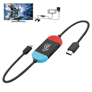 uXCb` hbNȂvCNSL~jSwitch hbNP[u/Steam Deck hbN @\ yʉ 4K@60Hz 3IN1 ero X}zڑ RpNg SҌ Type-c USB PSEF؍