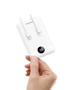 oCobe[ y ^ e ^ 10000mAh P[u }[d WeeFancy 22.5W PD QC 3.0 USB Type-Co/̓|[g RpNg 킢 lC 168g ^ѕ֗ y 3䓯[d gя[