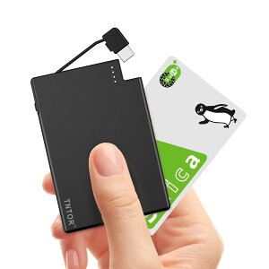 TNTOR oCobe[ y ^ iPhone 16/15ProɑΉ ^Cvc[d 2500mAh y킸4.5mmE71gz z\ X}z[d Type-CP[u Android@Ή gя[d RpNg y