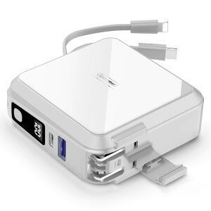 Pnvruy oCobe[ 15000mAh RZǧ^ e }[dyPD18W type-c&PD20WiPhoneΉP[u/܏􎮃vO/PD18WType-C̓|[g/22.5WUSB-AzX}z[d 3䓯[d vOt