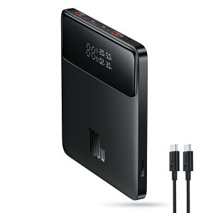 Baseus oCobe[ PD 100W m[gPC }[d 20000mAh ye 1.8cmɔ / LEDo͕\ / 4|[g[d 2*USB-C 2*USB-Az MacBook iPad Type-C m[gp\R iPhone Galaxy X}z Switch SteamDeck Ή @