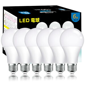 LEDd E26 100W` 12.3W F 5000K 1710 [ Lz Ή Px fMގ{HΉ ȃGl PSEF؍ς 6 (F, 100W)