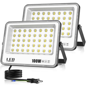 y2024Vo/ٓIȔʁzKIWEN led O Ɠ 100W 13000LM 1300W Px 6500K F  led 100v M y ^ledCg 360°㉺߉\̃v{fB120°Lp IP66 PS