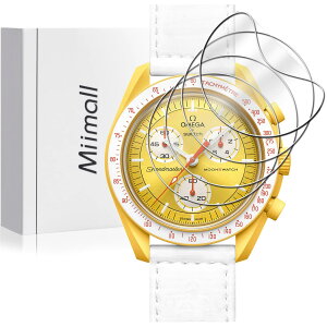 [Miimall]�y6�����zOMEGA x Swatch BIOCERAMIC MOONSWATCH �p�t�B���� BIOCERAMIC MOONSWATCH�t���ی�t�B���� ���\�� TPU�ޗ� �w��h�~ �C�A�Ȃ������ߗ� �ȒP�\�tOMEGA x Swatch BIOCERAMIC MOONSWATCH �V�[�g
