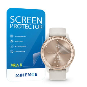 [ 3 ] Mihence Compatible with Garmin vivomove Trend یtB C3DGbWSJo[ HD یtBTPUȖʐpΉ 2023 f(K[~) vivomove Trend nCubhX}[gEHb`