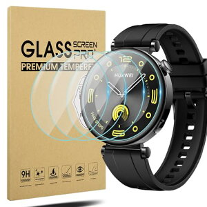 Suoman for HUAWEI WATCH GT4 41mm �ی�t�B����(4���j�t�@�[�E�F�C�̘r���vGT4 41mm�X�N���[�������K���X�̕ی�t�B���� �C��h�~�A�ω����A�h�w���HD���d�x�����׃K���X�t�B����