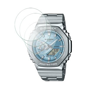 �y3���Z�b�g�zFor G-SHOCK GM-2110D �t�B���� �����K���X �ی�t�B���� G-SHOCK GM-2110D �K���X�t�B���� ���{���Ɏq�f�ސ� �d�x9H ��U�h�~ �X�N���b�`�h�~ �������� G-SHOCK GM-2110D �t���ی�t�B����