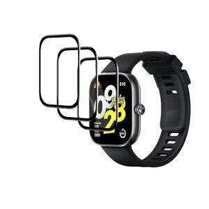 【3枚セット】For Redmi Watch 5 Active フィルム PMMA素材 保護フィルム Redmi Watch 5 Active PMMA素材フィルム 保護フィルム 取付簡単 スクラッチ防止 3D Touch対応 高感度タッチ 撥水撥油 Redmi Watch 5 Active
