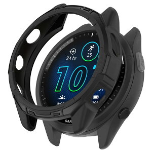 HeeNia Garmin Forerunner 965 Ή P[X VRގ یP[X Jo[ Ռz y _ Ռh~ C菝h~ یJo[ Garmin Forerunner 965 p (ubN)