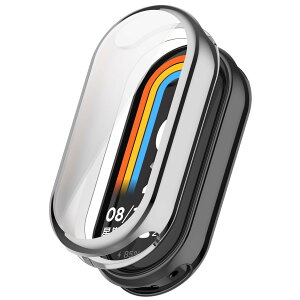 For Xiaomi Smart Band 9 �P�[�X �V���I�~ �X�}�[�g�o���h9 �\�t�g�P�[�X�ylarfbulroc�z�S�ʕی� �ϏՌ� �_�炩�� ���b�L �E���ȒP TPU �E�I�b�` �ی�P�[�X �����^ �J�o�[ Xiaomi Mi band 9 �Ή��i�V���o�[