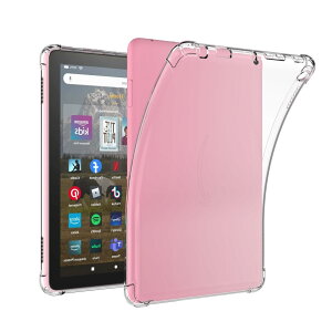 Gosento For New Fire HD 8 2024 �P�[�X �N���X�^�� �N���A ���� TPU�f�� Fire HD 8/Fire HD 8 Plus 2024 ��12���� 8�C���` �J�o�[ (�N���A)