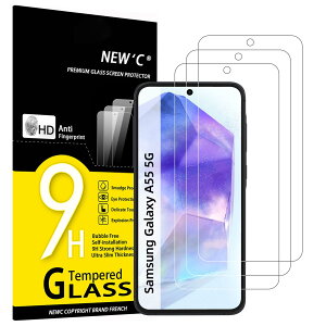 NEW'C 3 KXtB Samsung Galaxy A55 5G ɑΉ KXtیtB ȂAϋv9HdxACAȂ