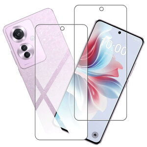 対応【2枚セット】OPPO Reno11 A 用の ガラスフィルム OPPO Reno11 A用 保護フィルム OPPO Reno11A 強化ガラス フィルム OPPOReno11A 液晶 保護フィルム 硬度9H 耐衝撃 飛散防止 防塵 貼り付け簡単 落下保護