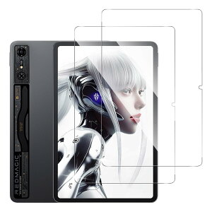 【2枚入り】For REDMAGIC Nova Tablet フィルム 強化ガラス 保護フィルム 指紋防止 9H硬度 レッドマジック Nova タブレット フィルム 10.9インチ salywin 衝撃保護 透明感良し 撥水撥油 気泡ゼロ 飛散防