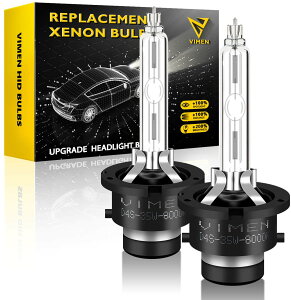 VIMEN D4S HID �o���u 8000K ���������p 35W HID���C�g 12V �ԗp �w�b�h���C�g ���P�x HID �d�� 2�{1�Z�b�g