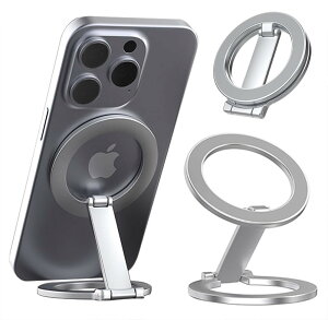 Stand/MagSafeΉ X}zX^h ʃ}Olbg ? ܂肽MagSafeΉ gуO  iPhone 16 15 14 13 12 Pro Max AndroidɑΉ p }OlbgX^h ԍڃz_[ 360x] px