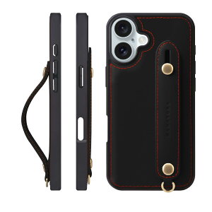 HANATORA iPhone16Plus P[X {v ϏՌ wʃxg XgbvO X}zP[X X}z X^h@\ R[hz_[ KXtB t IChU[ Mtg ubN GH-16Plus-Black-m