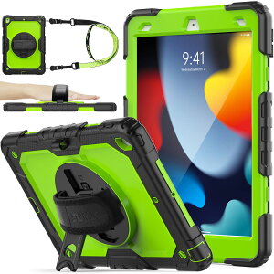 SEYMAC stock iPad 10.2C` 9/8/7 P[X ϏՌ یtBt y[ 360°]X^h nhXgbv V_[Xgbv SʕیJo[ (O[+ubN)