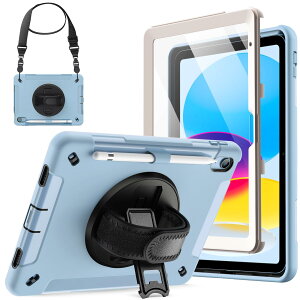 JEDirect iPad 10 P[Xi10.9C`A2022fA10pjtیtBt یϏՌȃ^ubgJo[ 360x]nhXgbvX^h (u[)