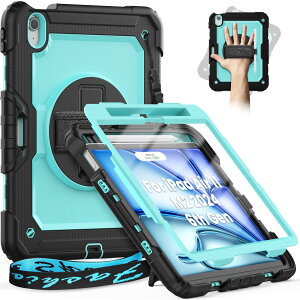 Timecity iPad Air 11C` P[X 2024Vf ϏՌ iPad Air M2 P[X 11C` Owی  360°]X^h ʕیtB V_[Xgbv&nhXgbv y[t iPad Air 1